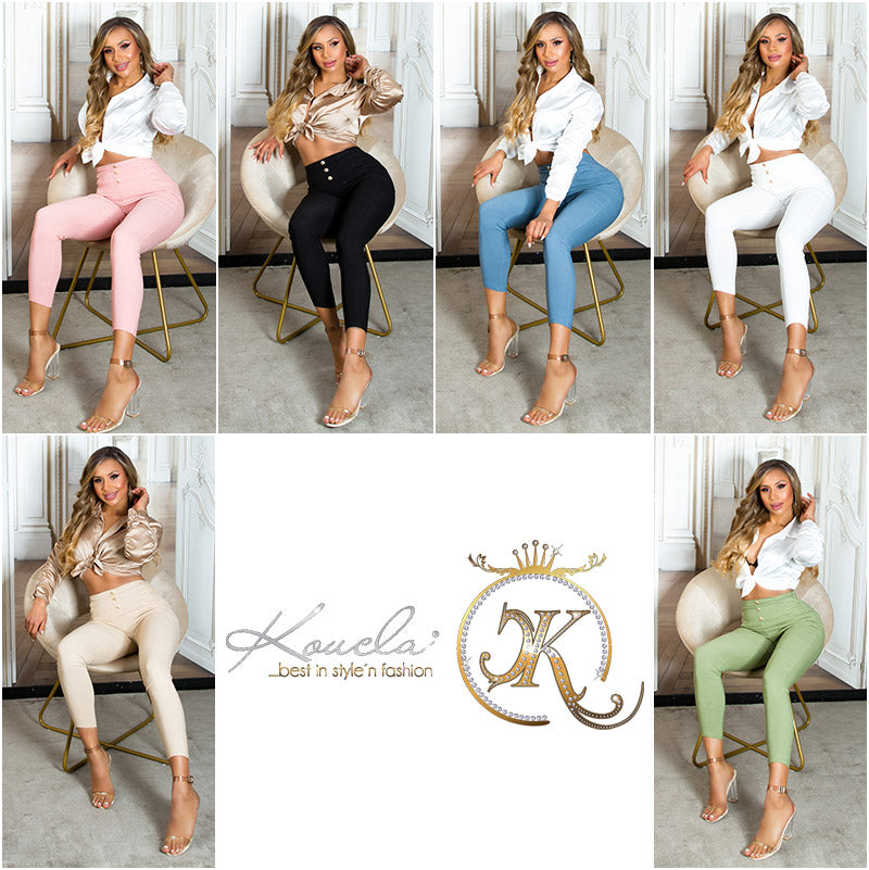 Pantalon taille haute tendance