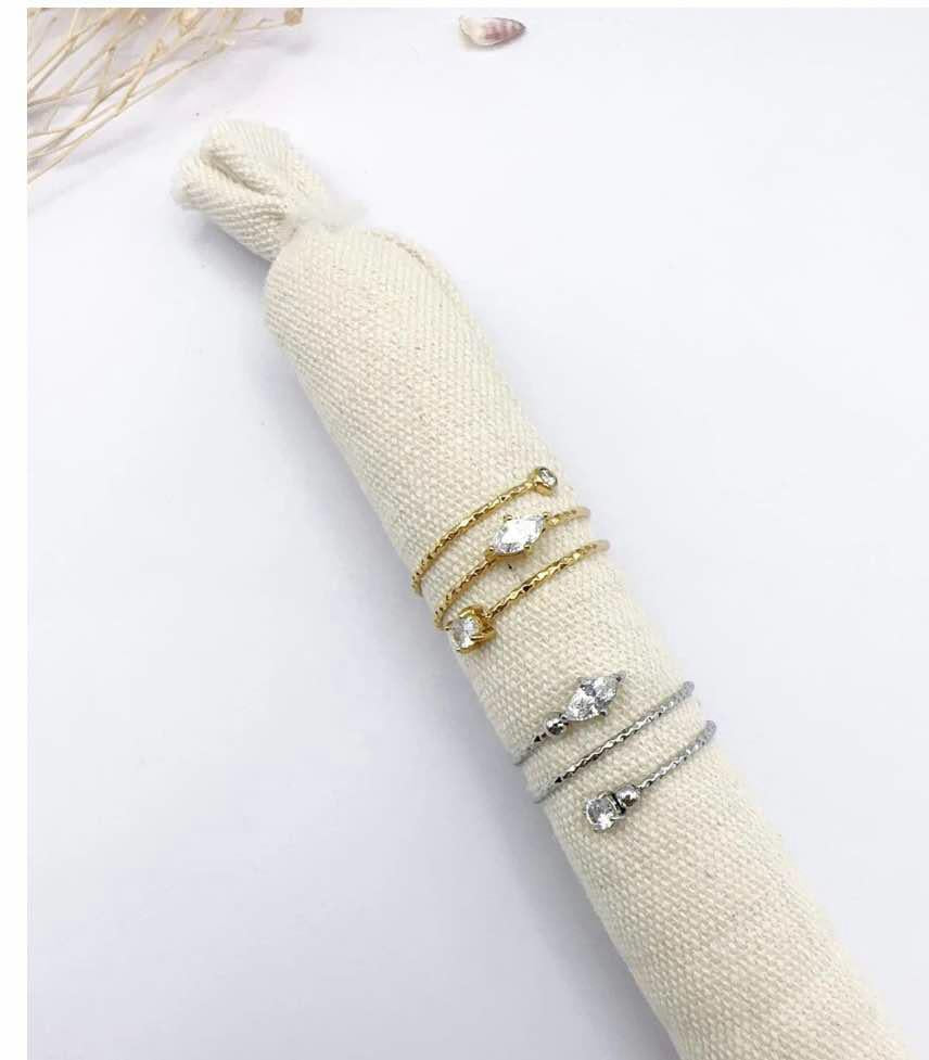 Bague tourbillon serpentin