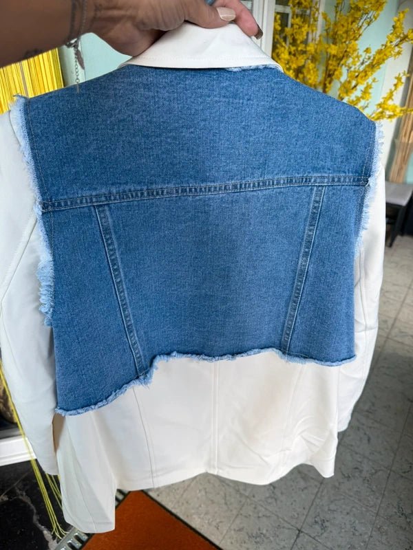 Blazer mixte en jeans