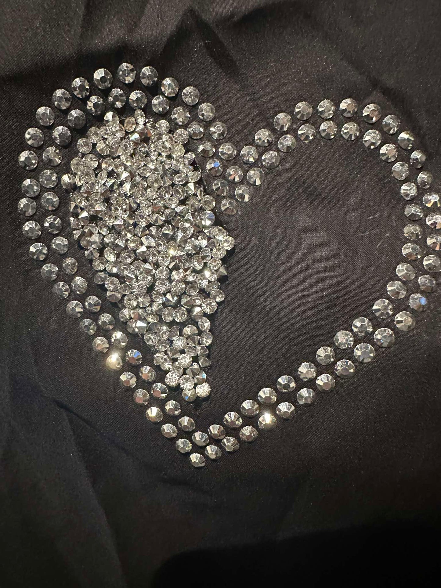 CHEMISE COEURS SWAROVSKI