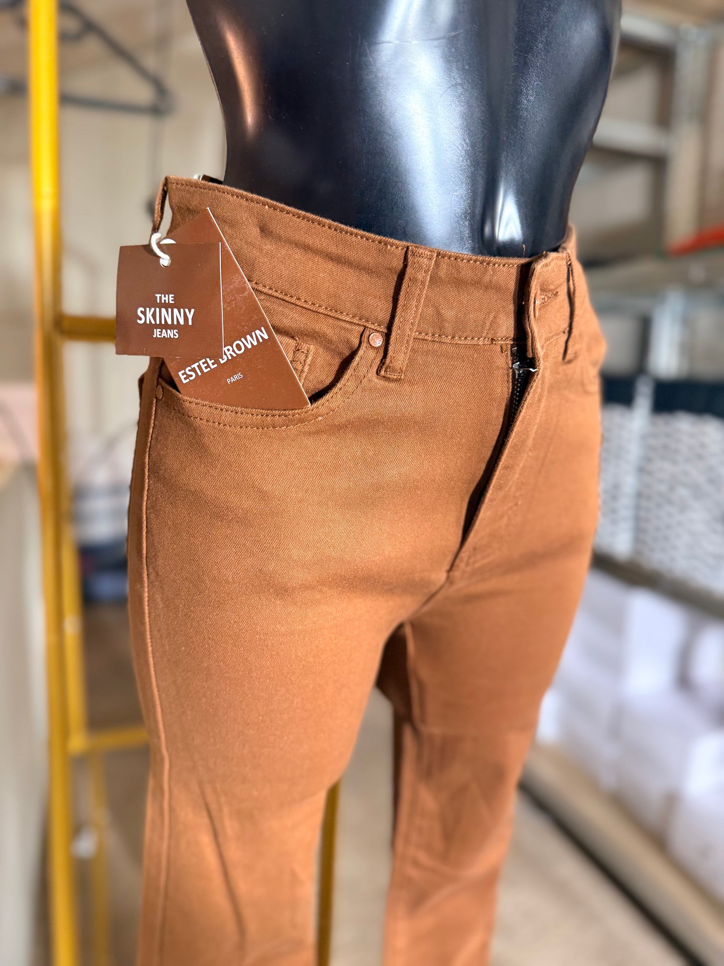Jeans skinny taille + spécial élastique
