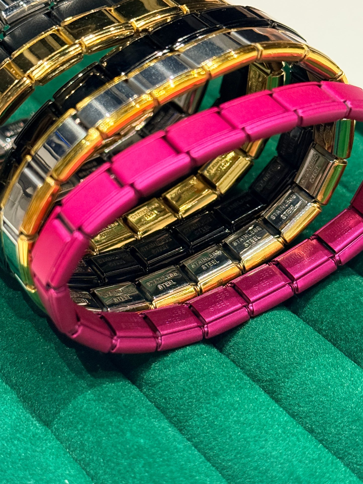 Bracelet Italien Mauve mat