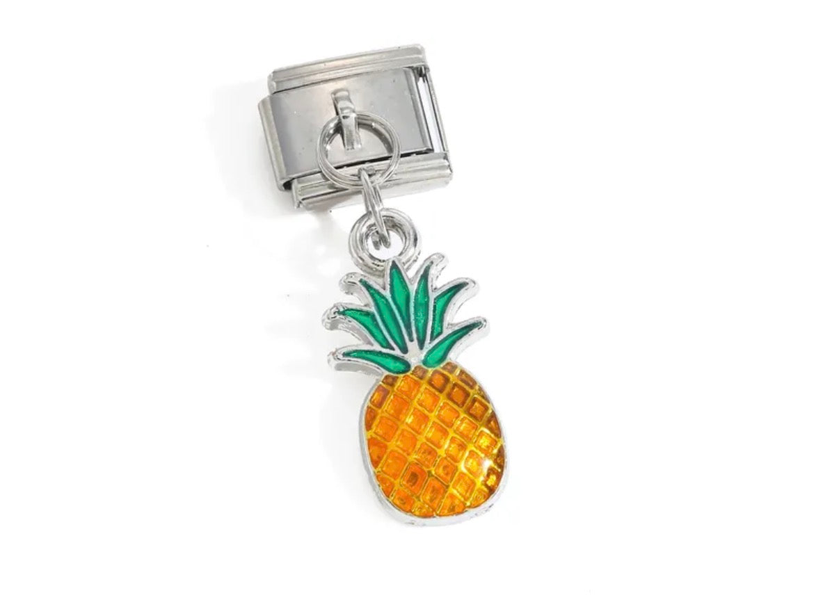 Module Argenté Charm ananas