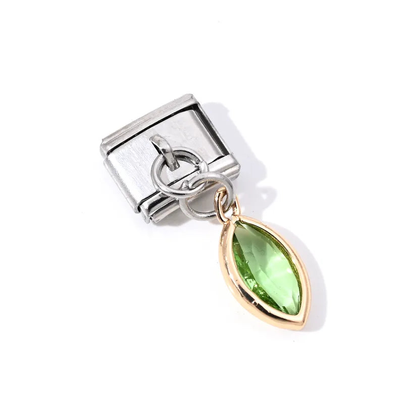 Pendentifs En Forme De Goutte D'Eau Colorée vert d'eau