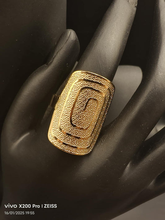 Bague en acier inoxydable ajustable Beli & Jolie