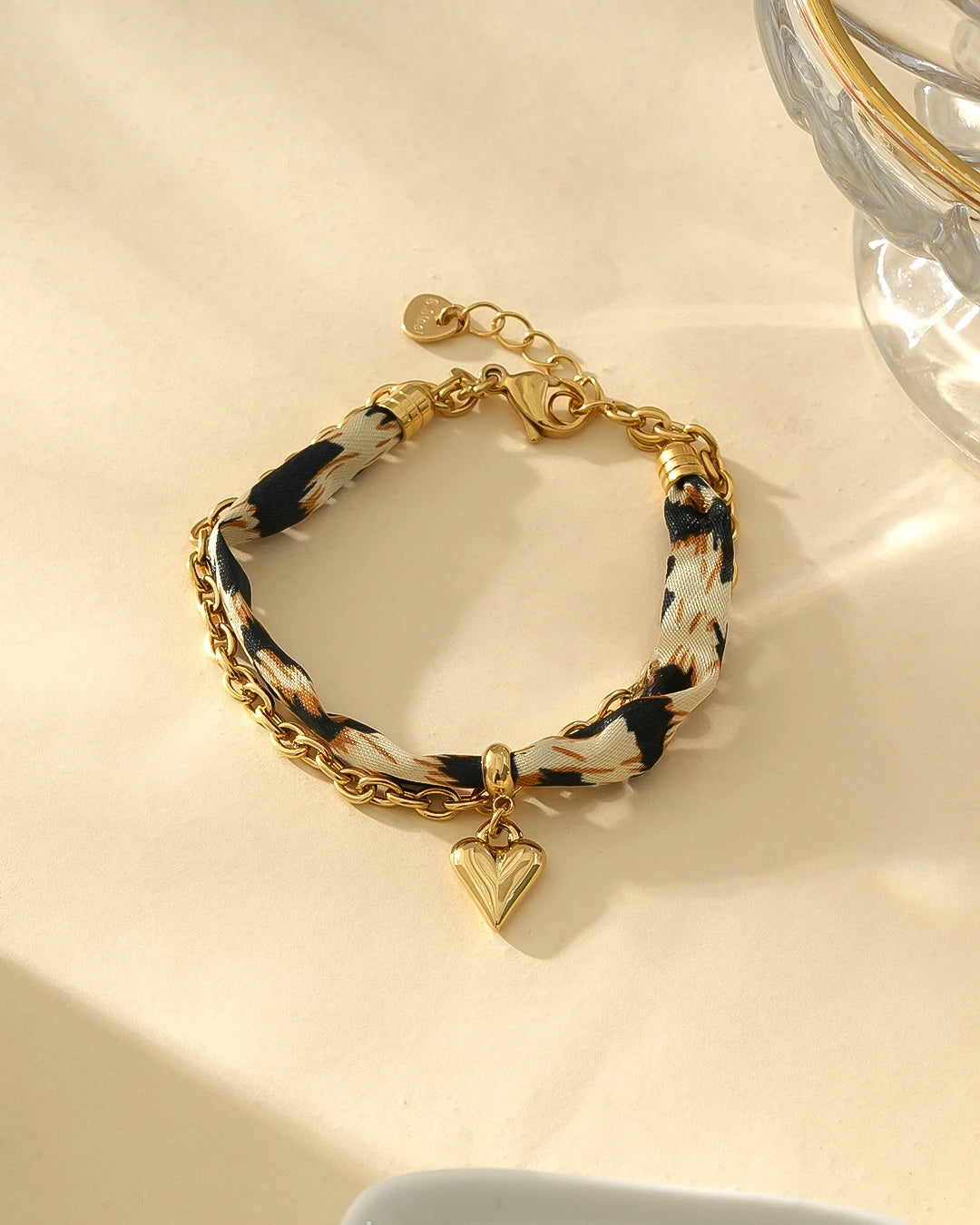 bracelet léopard or doublé