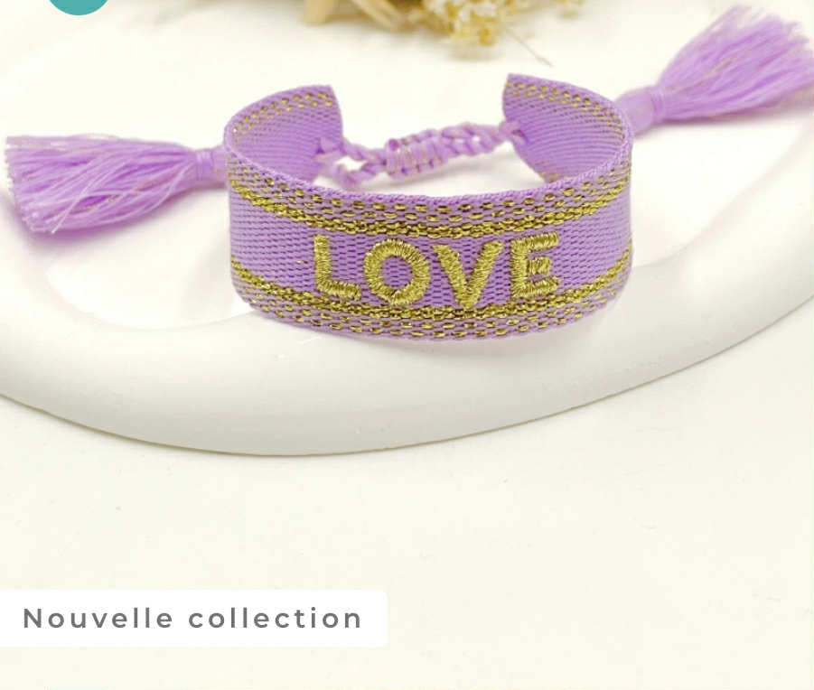 BRACELET EN TISSU WEC Bijoux