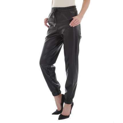 Pantalon de jogging Simili femme Emma & Ashley - noir