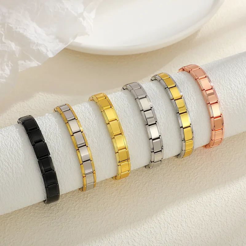 Bracelet Italien élastique traditionnel Doré