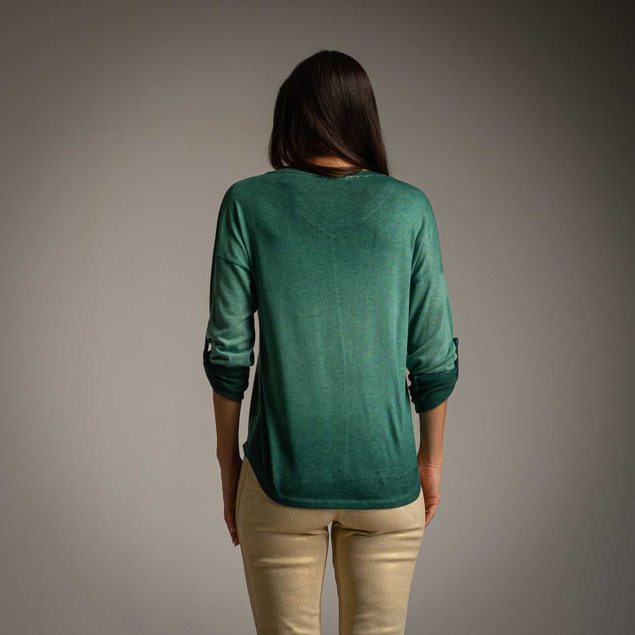 T.SHIRT COU EN V LUREX