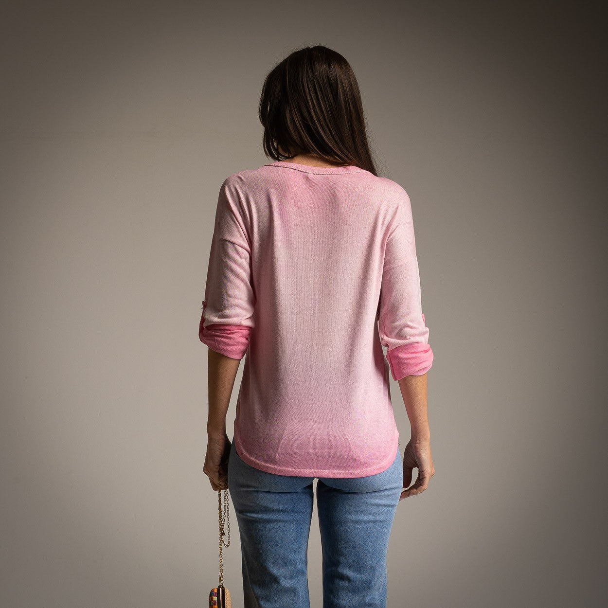 T.SHIRT COU EN V LUREX