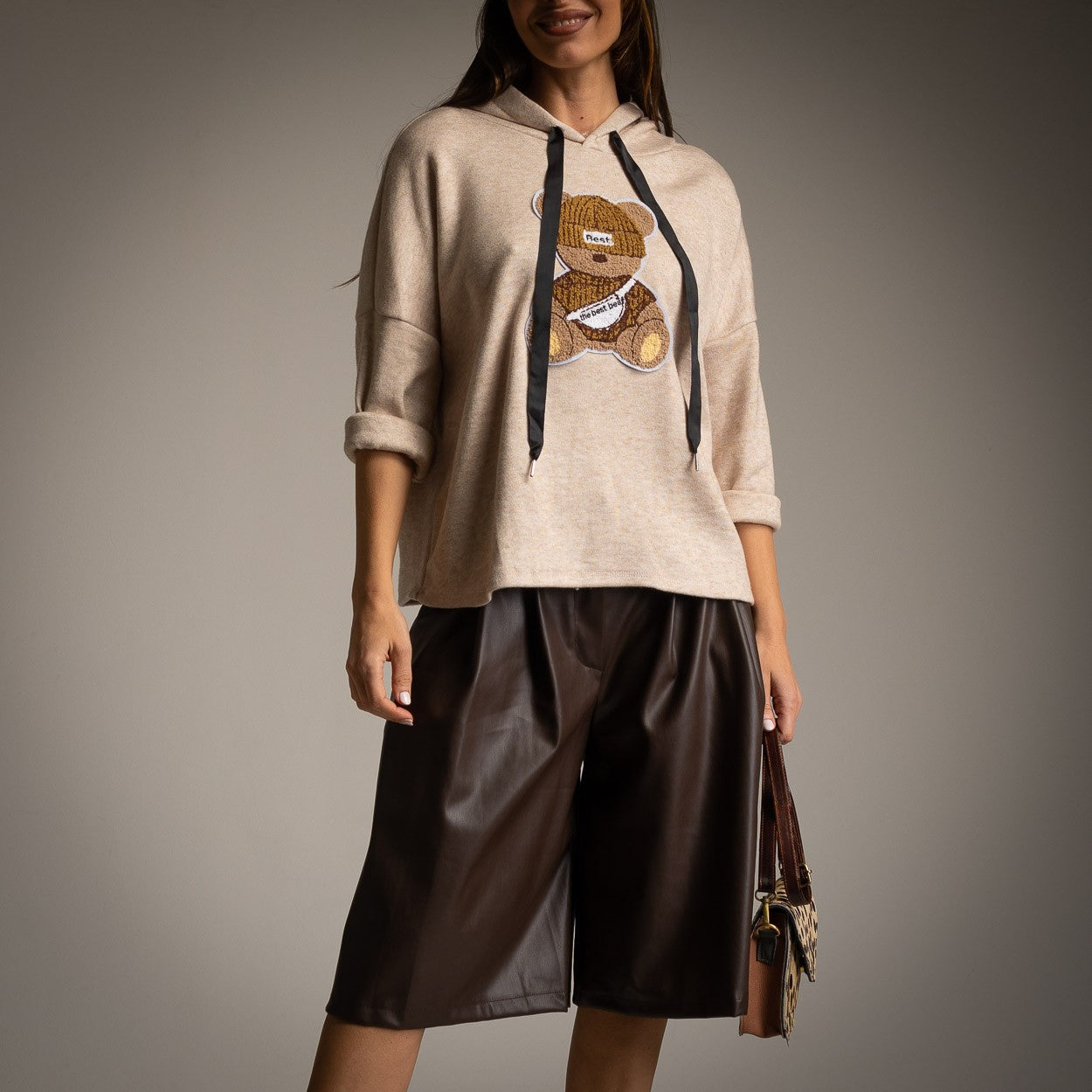 PULL À CAPUCHE TEDDY BEAR