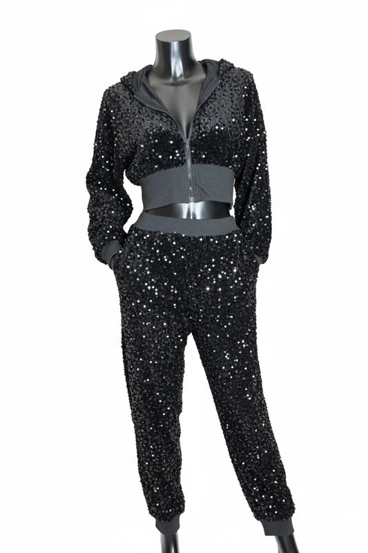 Ensembles sport sequins