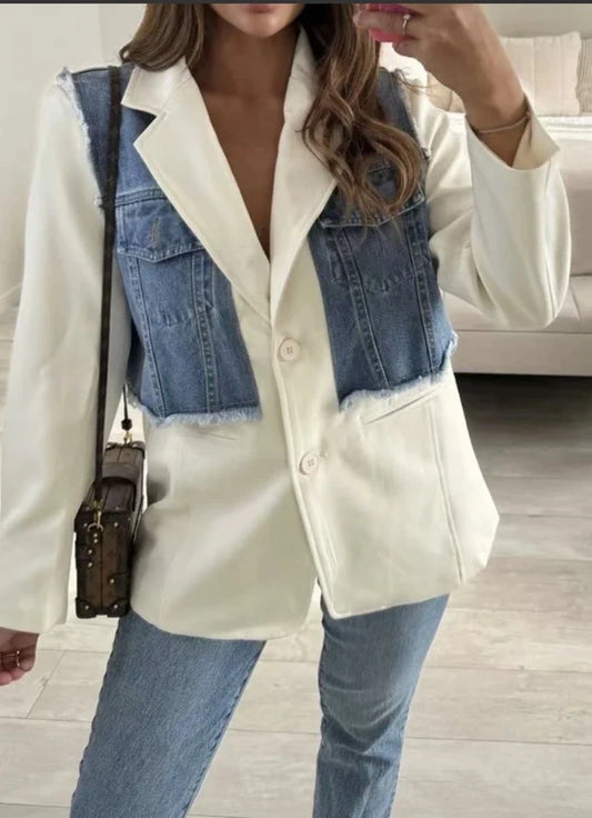 Blazer  mixte  en jeans