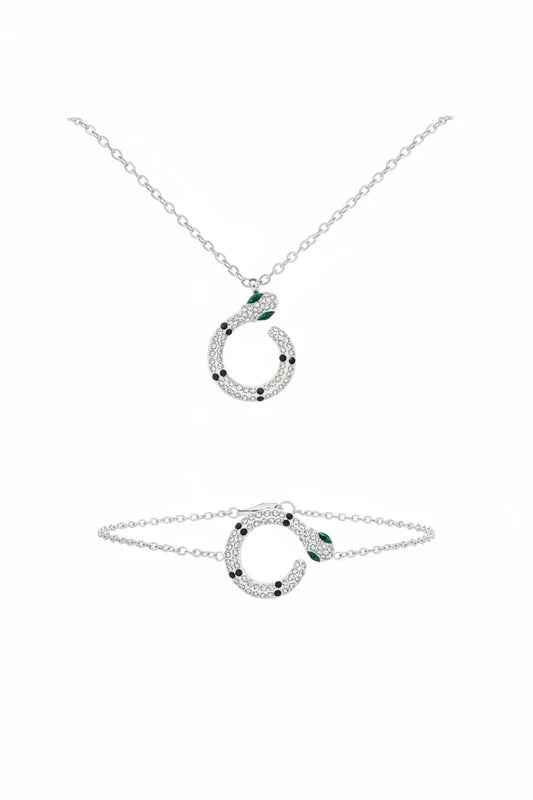 Coffret cadeaux serpent ou double cœur parure bijoux