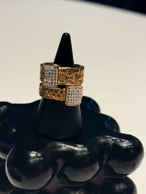 bague Cripto Doré