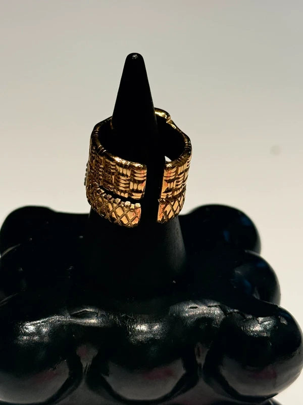bague Cripto Doré