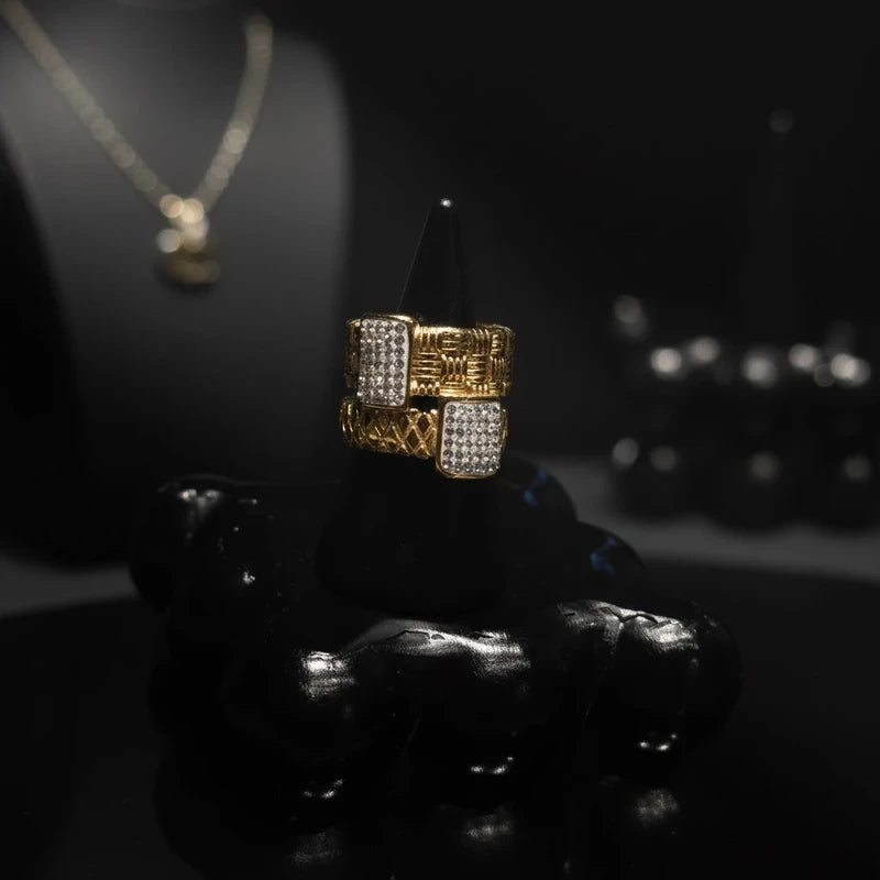 bague Cripto Doré
