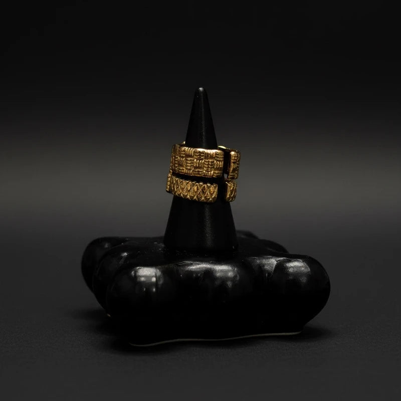 bague Cripto Doré