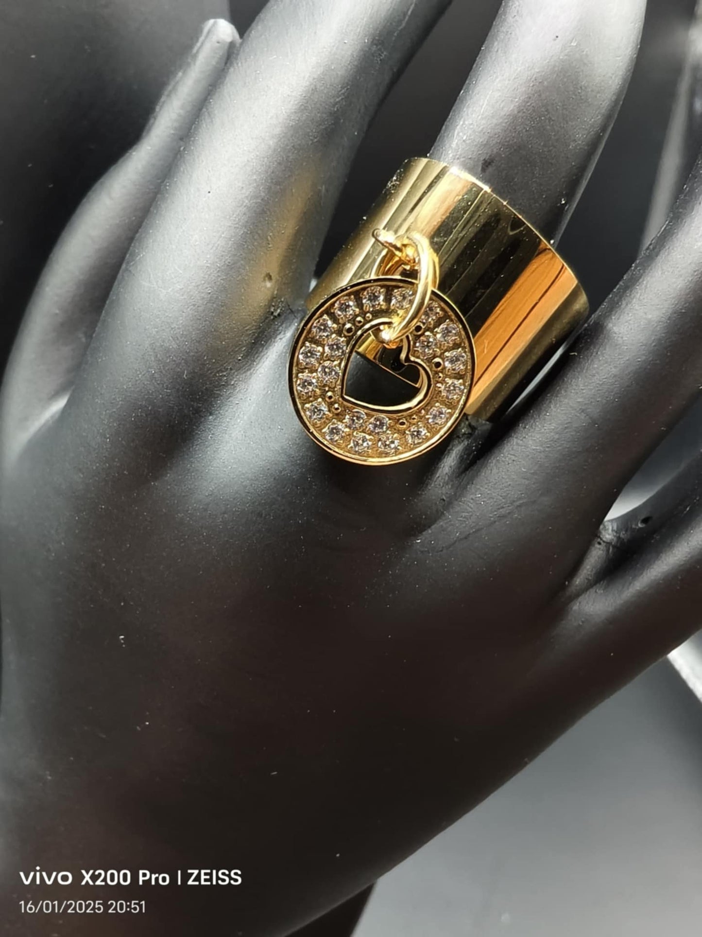 Bague Isabel line cœur Böhm