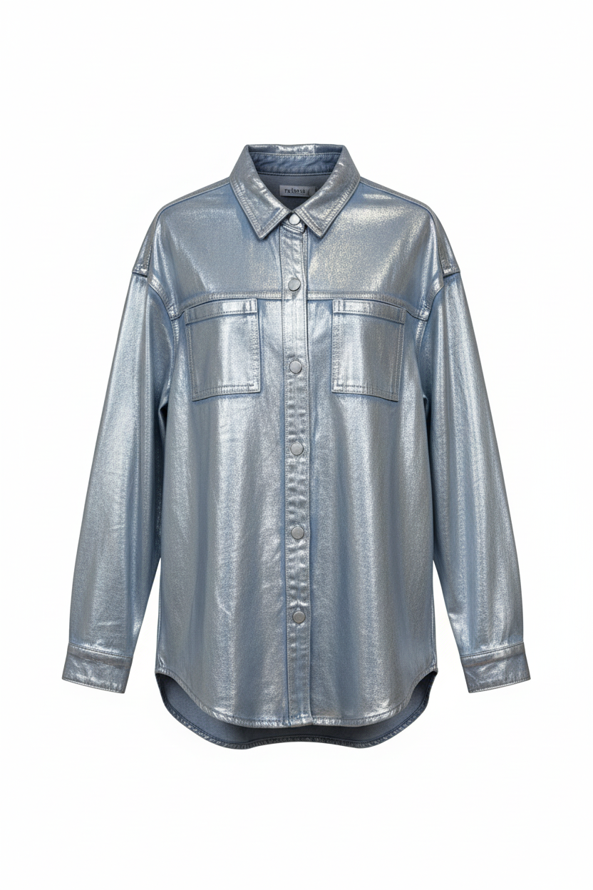 Chemise métallisée oversize