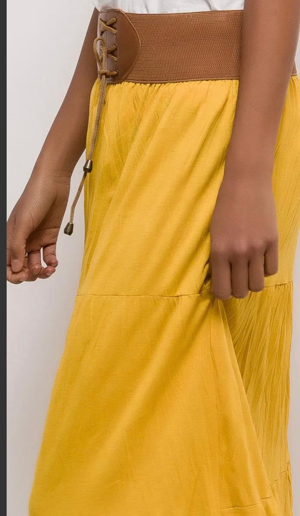 Jupe longue ceinture T.U 
RZ Fashion