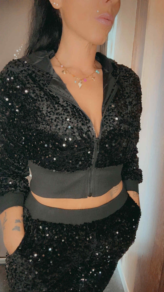 Ensembles sport sequins