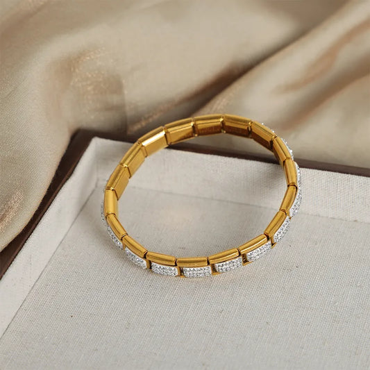 Bracelet Italien modulables diamant ornée