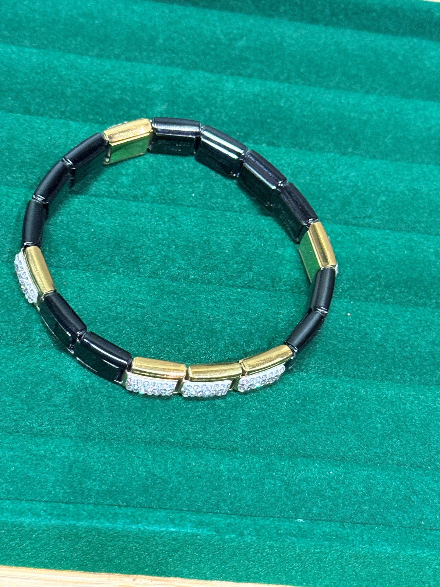 Bracelet Italien modulables diamant ornée