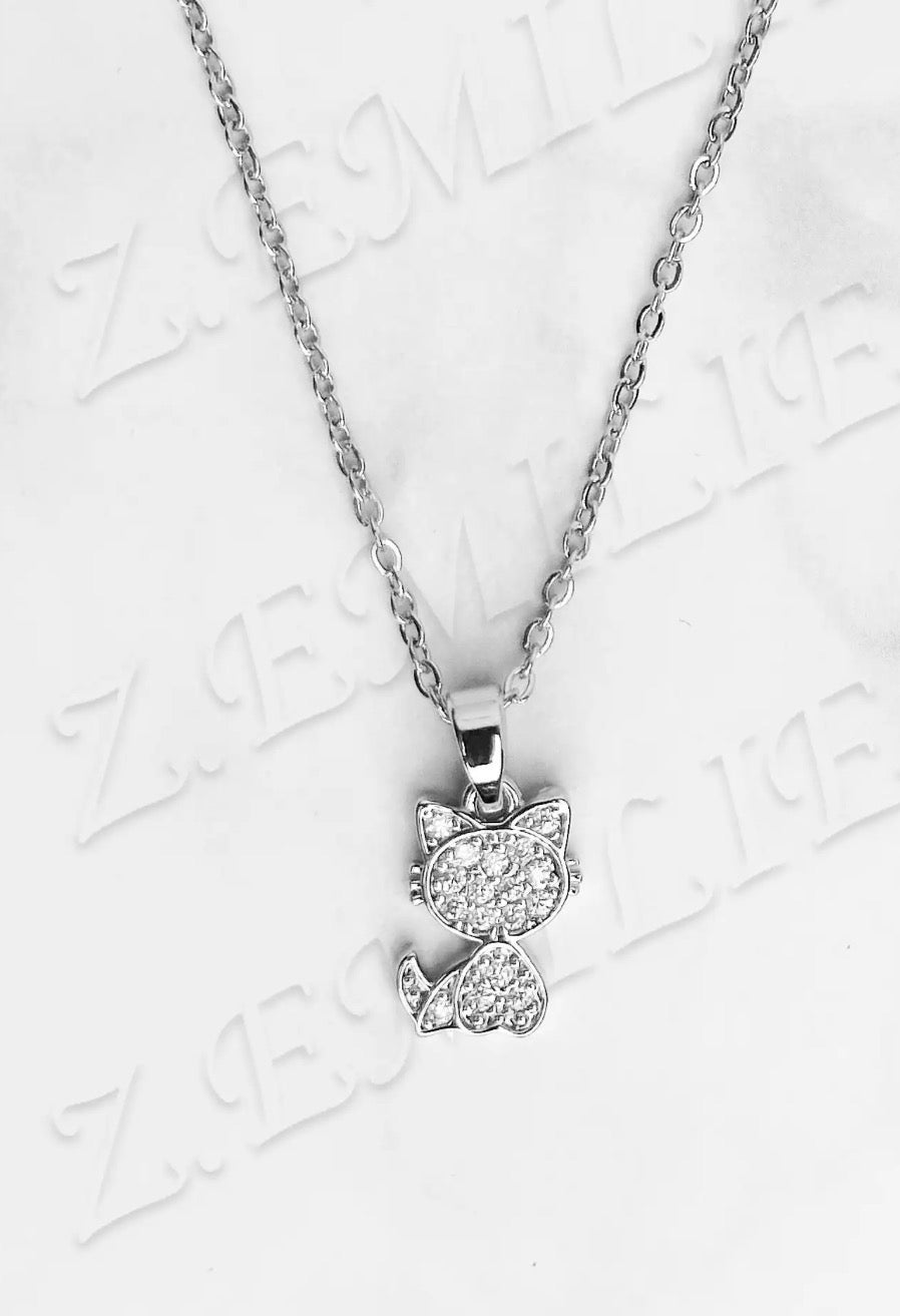Collier Chat 🐈‍⬛ strass