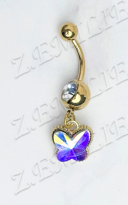 Piercing nombril papillon 🦋 éclat