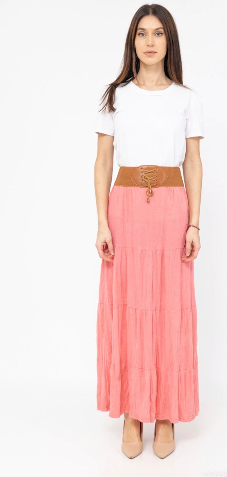 Jupe longue ceinture T.U 
RZ Fashion
