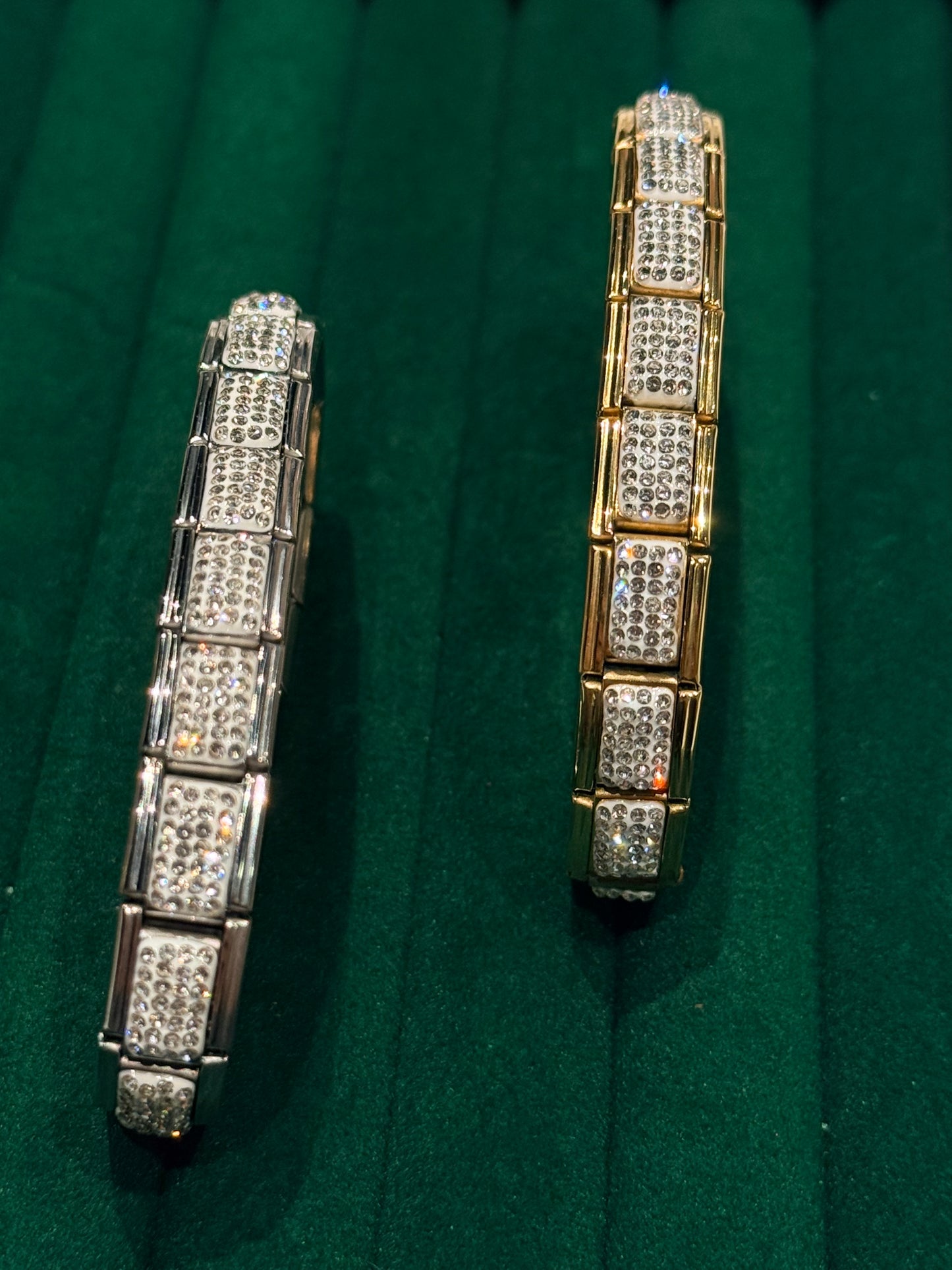 Bracelet Italien modulables diamant ornée