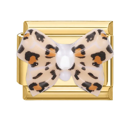 Module nœud papillon léopard