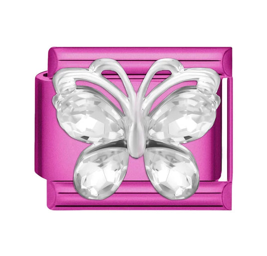 Module Violet papillon relief