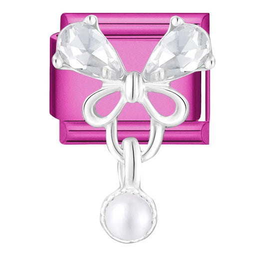 Module Charm Violet nœud papillon