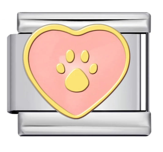 Module Argenté cœur à patte 🐾