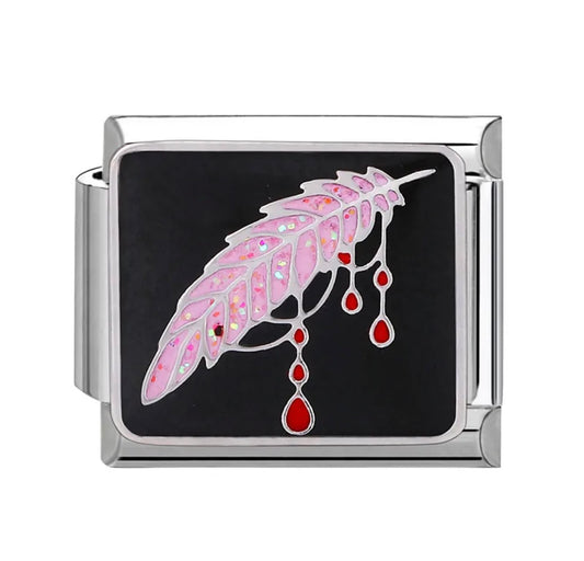 Module Argenté gravure plume