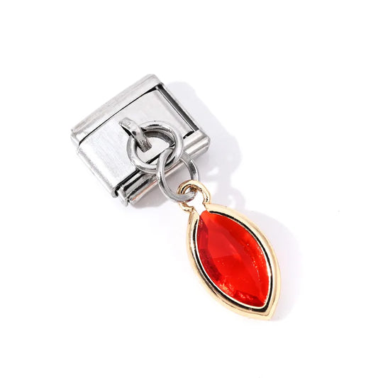 Pendentifs En Forme De Goutte D'Eau Colorée Rouge