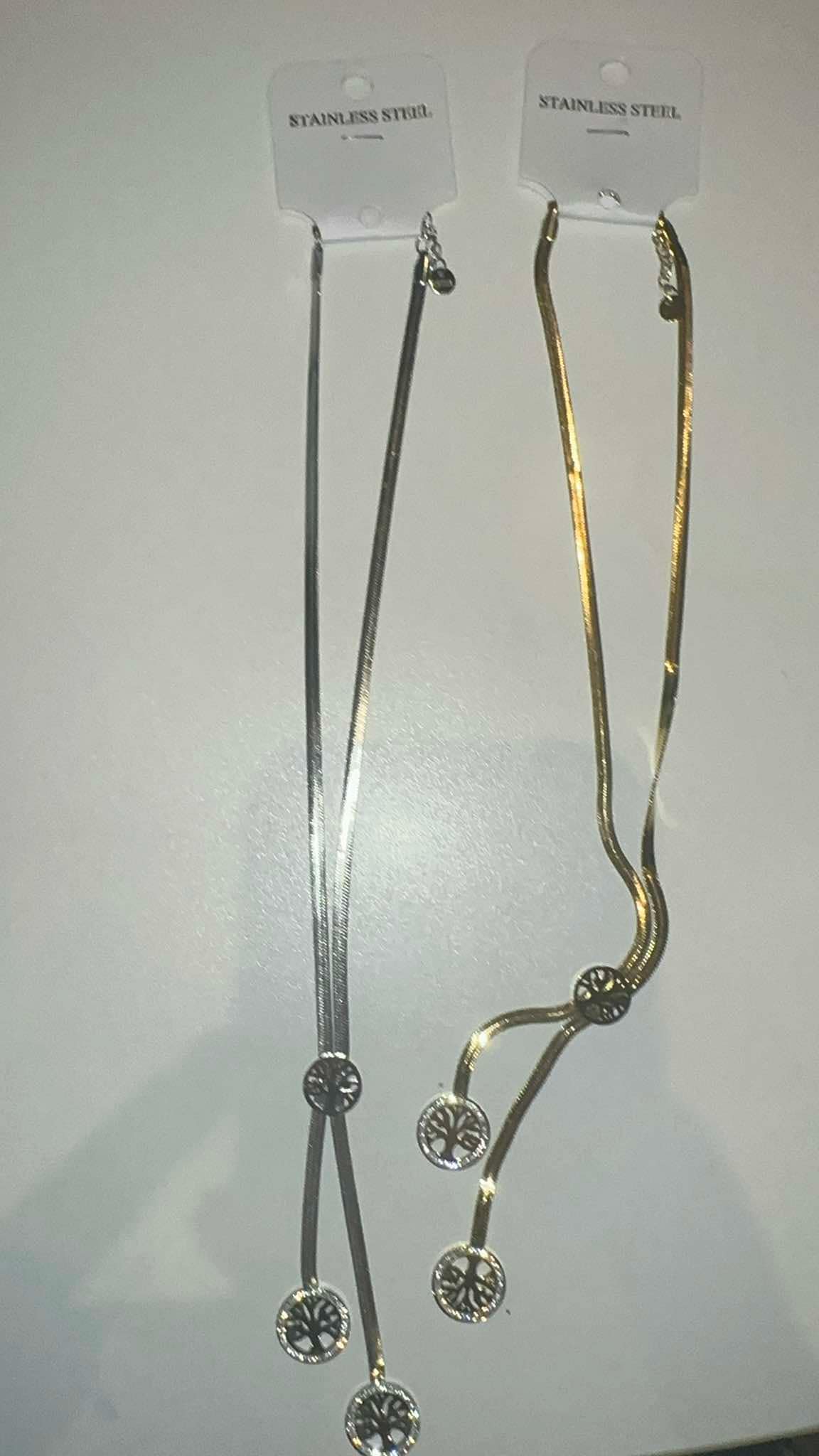 Collier arbre de vie en acier inoxydable