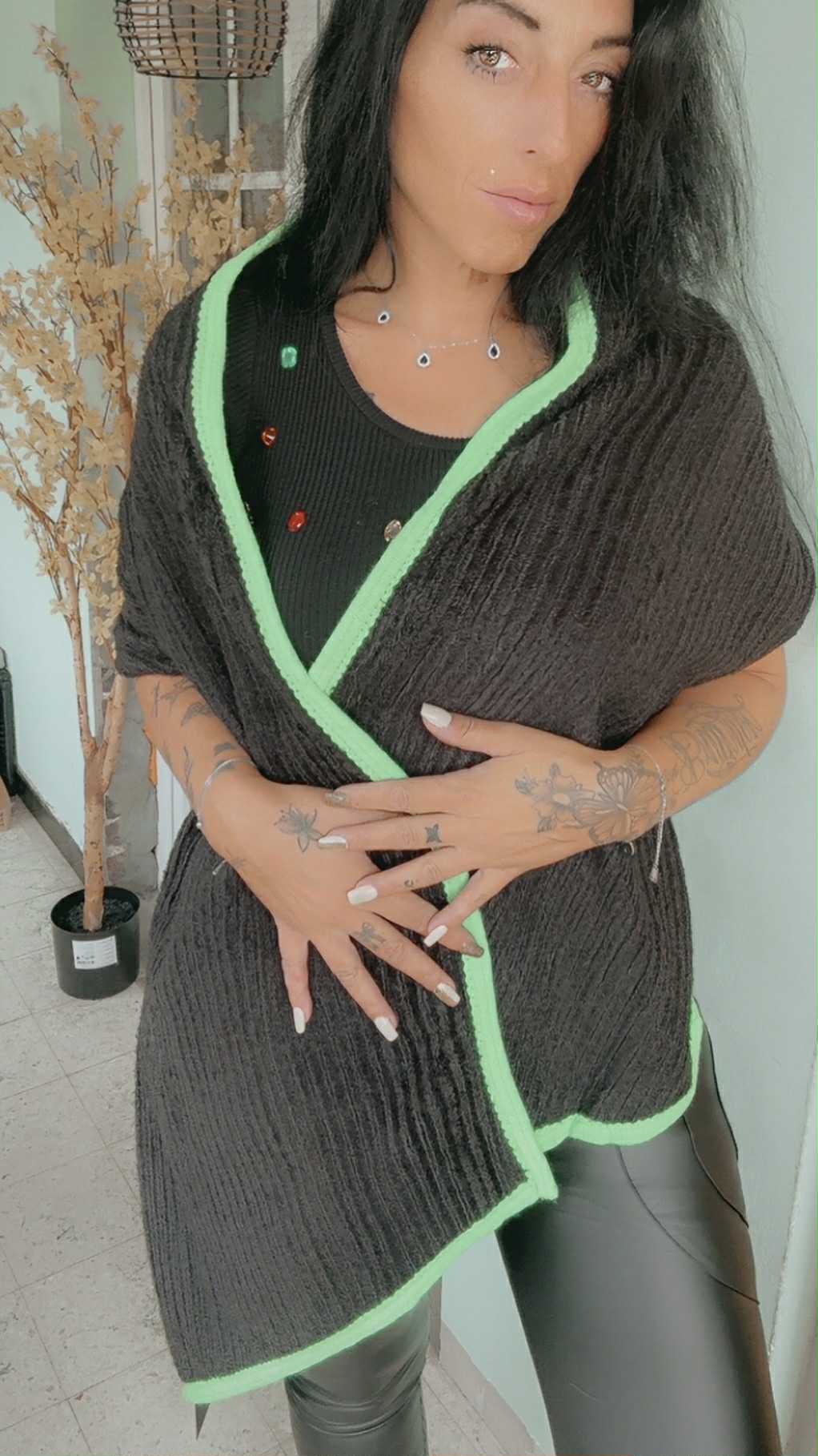 Echarpe douce bicolore