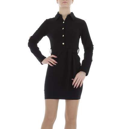Robe chemisier pour femme  - noir