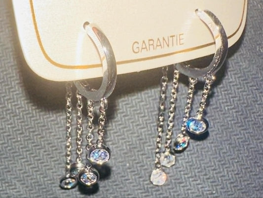 BOUCLE D' OREILLE DORE A L OR FIN Dragon d'Or