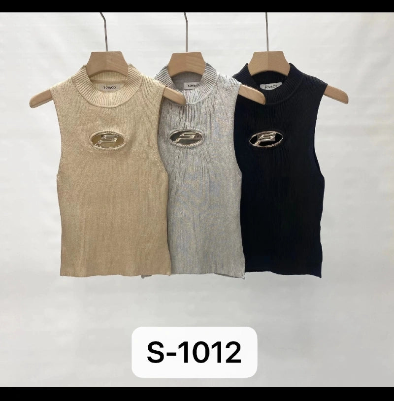 TOP Giorgia beige/or